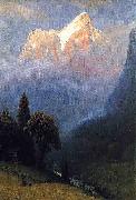 Albert Bierstadt Storm_Among_the_Alps oil painting